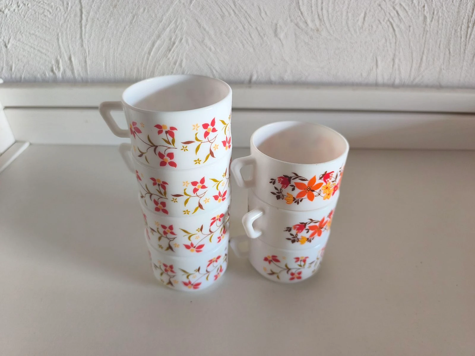 7 tasses arcopal 